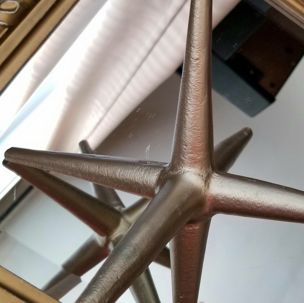 ❗Z Gallerie Metallic Gold Spike Decor Piece❗ - Picture 3 of 4